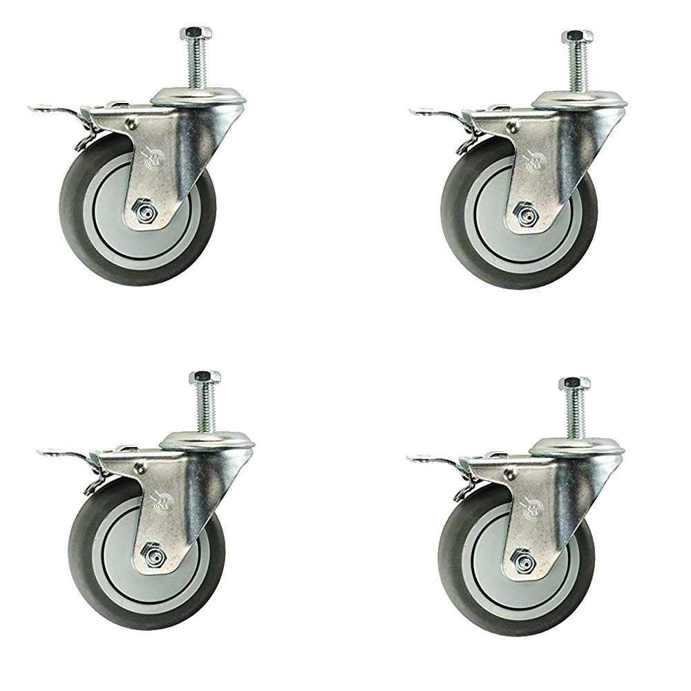 Set of 4 Locking Casters for Traxx Mobility Titan 500 Patient Lift